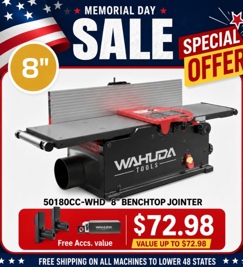8" Benchtop Jointer