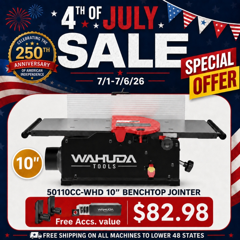 10" Benchtop Jointer